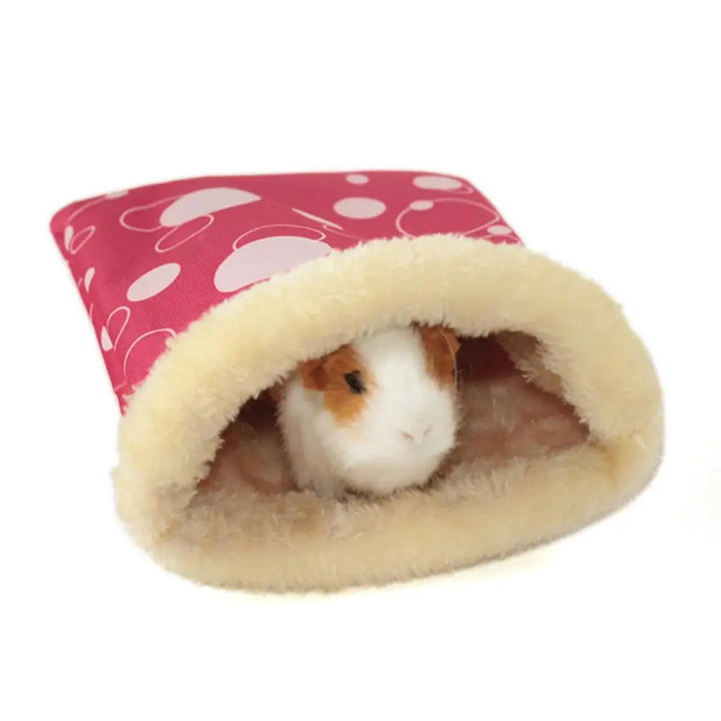 New Pet Guinea Pig Sack Hamster Nest Waterproof Windproof Small Pet Hedgehog Squirrel Hamster Bed Guinea Pig Sleeping Bag Warm