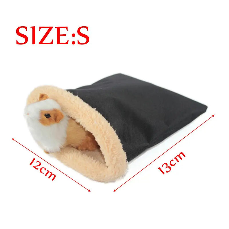 New Pet Guinea Pig Sack Hamster Nest Waterproof Windproof Small Pet Hedgehog Squirrel Hamster Bed Guinea Pig Sleeping Bag Warm