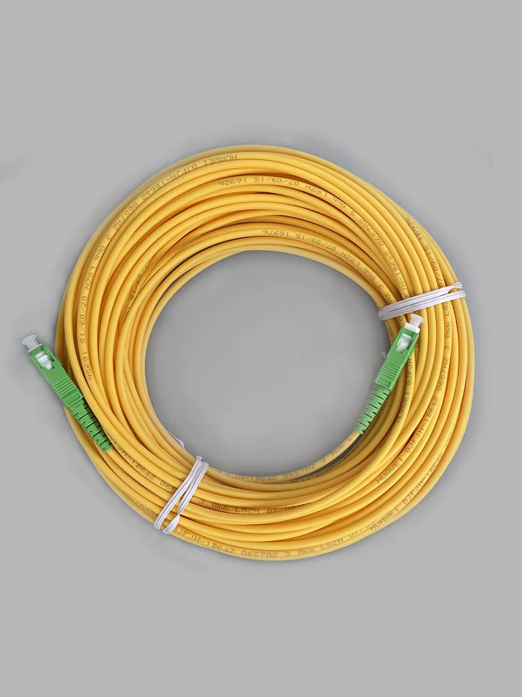 Fiber Optic Patch Cable SC/APC-SC/APC FTTH Single Mode Fiber Optics Patch Cord Extension Wire Cable 5M/10M/15M Fibra Optica