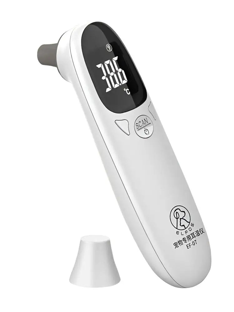 Pet Dog Cat Ear Digital Thermometer Animal Thermometers For Cats Animal Measuring Non-Contact Electronic For Home and Clinic Use