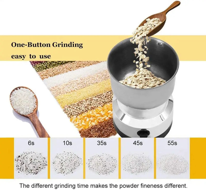 Kitchen Multifunctional 4 Blade Grain Grinder Coffee Chopping Home Electric Coffee Grinder Nut Bean Flavor Blender