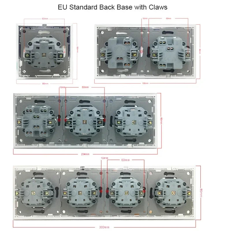 EU Neutral Wood Wall Panels  FAN Reset Retro Electric Switch Euro French Power Socket with Type A C USB Fast Outlet TV Data Cat6