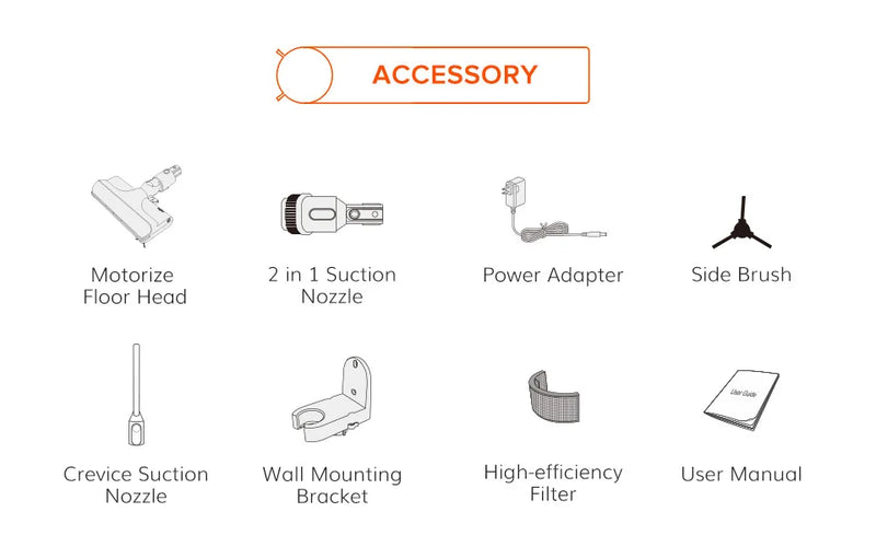 ILIFE G80 Cordless Handheld , 22000pa Suction, 45 mins Runtime,LED Illuminate, 45mins Runtime, Home Appliance