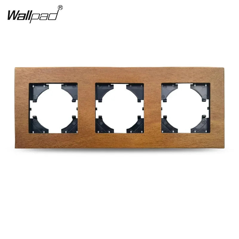 EU Neutral Wood Wall Panels  FAN Reset Retro Electric Switch Euro French Power Socket with Type A C USB Fast Outlet TV Data Cat6