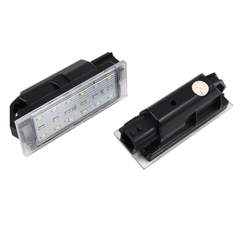 12V LED Number Plate Lamp For Smart 453 Fortwo 2014 2015 2016 2017 2018 2019 2020 2021 White License Plate Light Assembly