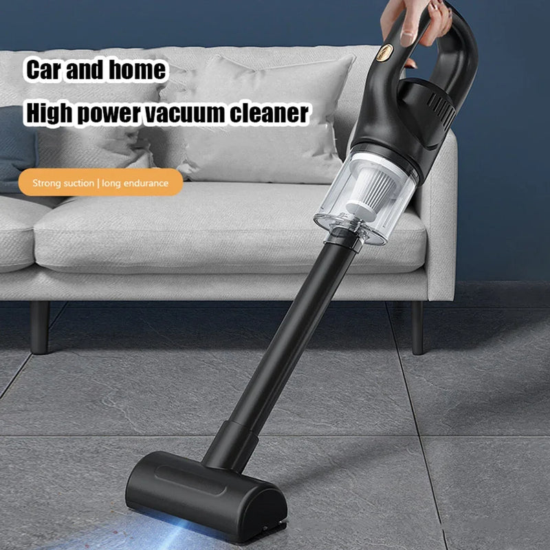 Portable Wireless Car Vacuum Strong Suction Wireless Car Vacuum Cleaner with Detachable Dust Box for Car Home Cleaning