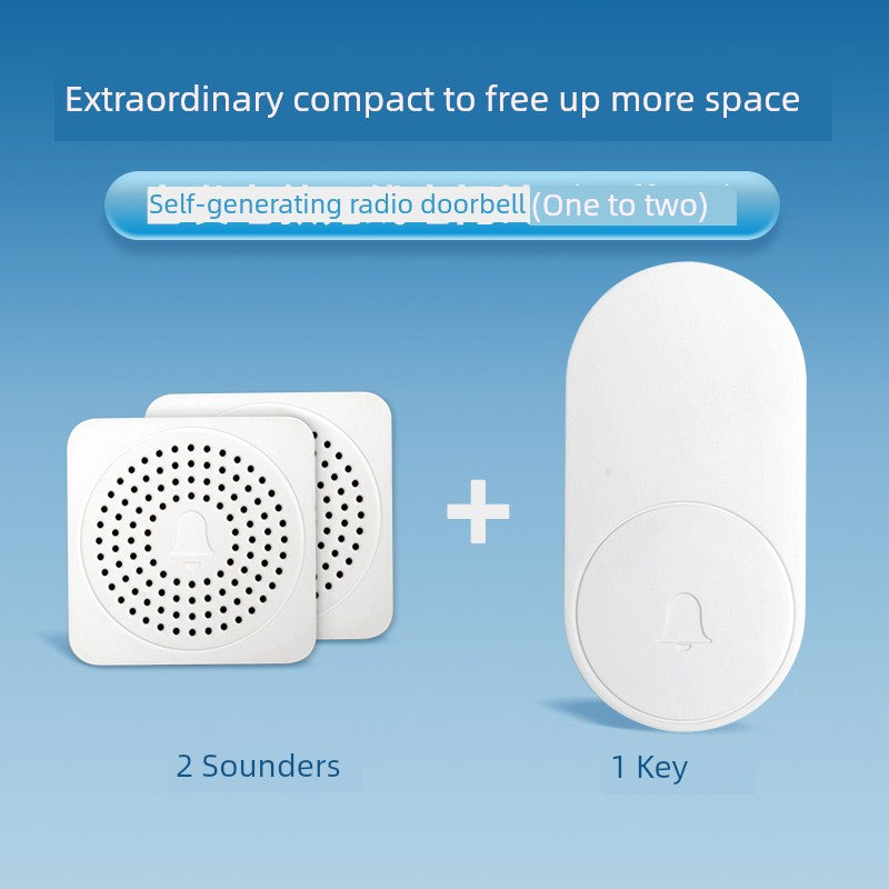 Midea Doorbell Wireless For Home Smart Ultra Distance Spontaneous Digital Remote Control One to One Elderly Patients Beeper