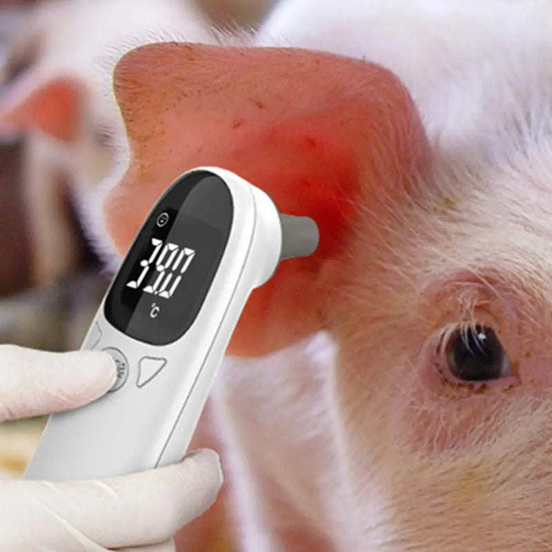 Pet Dog Cat Ear Digital Thermometer Animal Thermometers For Cats Animal Measuring Non-Contact Electronic For Home and Clinic Use