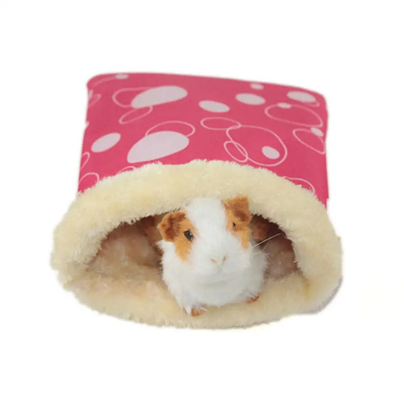 New Pet Guinea Pig Sack Hamster Nest Waterproof Windproof Small Pet Hedgehog Squirrel Hamster Bed Guinea Pig Sleeping Bag Warm