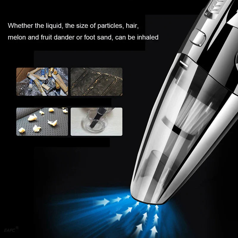 Mini Wet and Dry Handheld Car Vacuum Cleaner Household