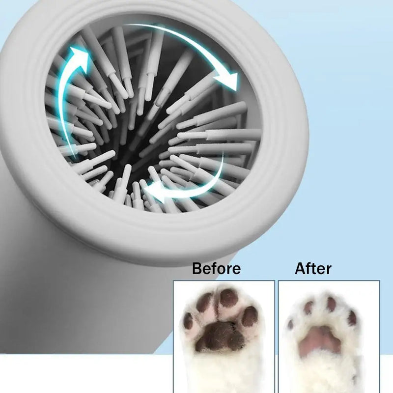 Fully Automatic Smart Pet Foot Washing Cup Low Noise Quick Cleaner USB Foot Electric Dog Paw Pet Clean Cleaner M6M1