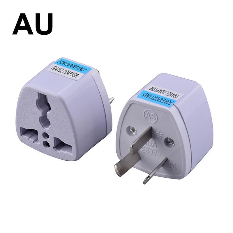 Universal AC Power Wall Charger Adapter Converter Travel 2 Round Pin Socket US/UK/AU/DE/itlay EU Plug U26