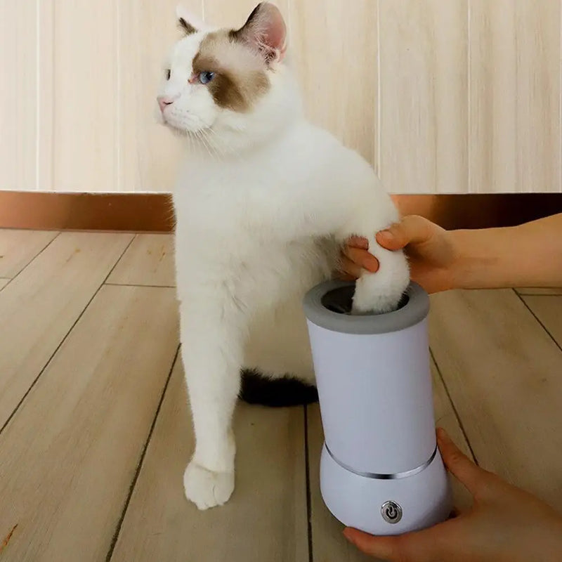 Fully Automatic Smart Pet Foot Washing Cup Low Noise Quick Cleaner USB Foot Electric Dog Paw Pet Clean Cleaner M6M1