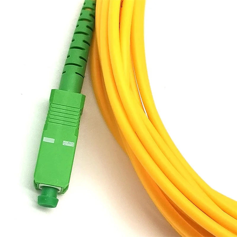 Fiber Optic Patch Cable SC/APC-SC/APC FTTH Single Mode Fiber Optics Patch Cord Extension Wire Cable 5M/10M/15M Fibra Optica