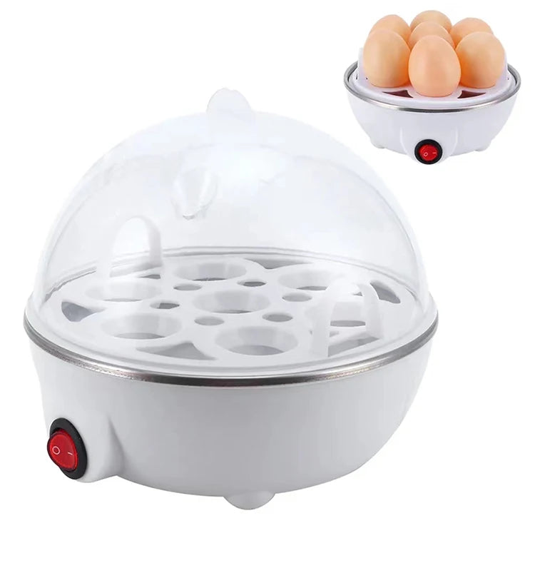 Multifunction Electric Egg Cooker Single Egg Boiler Kitchen Steamed Rapid Breakfast Cooking Appliances