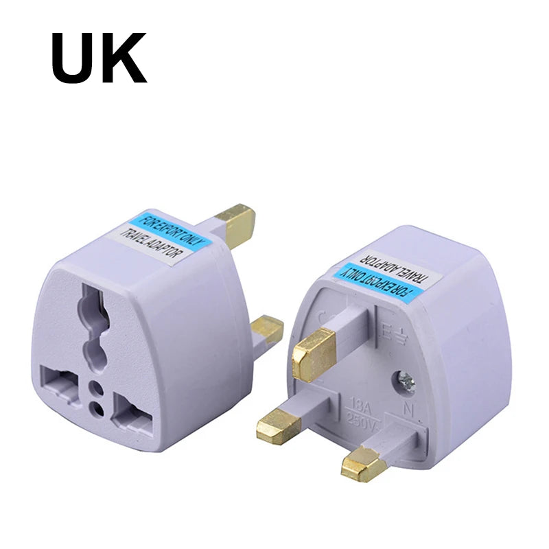 Universal AC Power Wall Charger Adapter Converter Travel 2 Round Pin Socket US/UK/AU/DE/itlay EU Plug U26