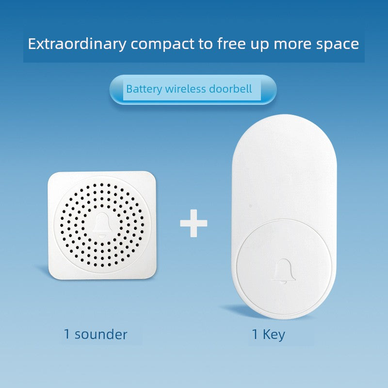 Midea Doorbell Wireless For Home Smart Ultra Distance Spontaneous Digital Remote Control One to One Elderly Patients Beeper