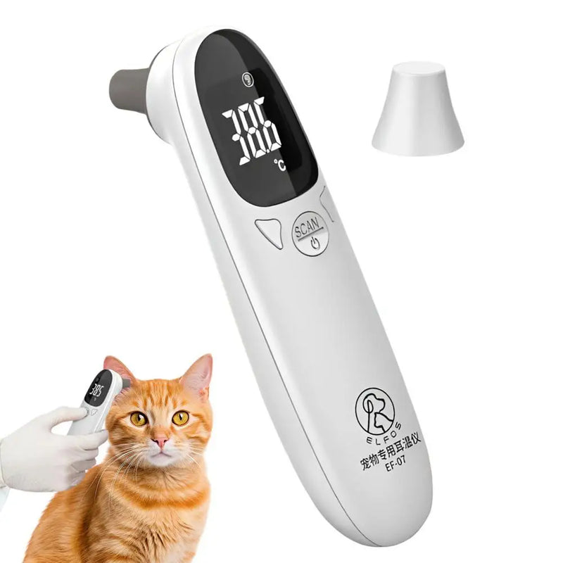 Pet Dog Cat Ear Digital Thermometer Animal Thermometers For Cats Animal Measuring Non-Contact Electronic For Home and Clinic Use