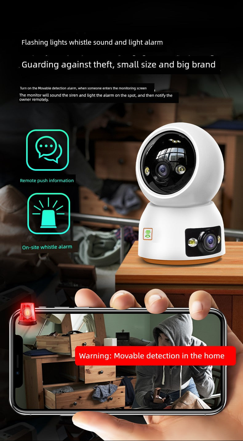 Indoor HD Night Vision Intelligent Network Monitor Wireless