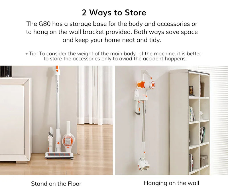 ILIFE G80 Cordless Handheld , 22000pa Suction, 45 mins Runtime,LED Illuminate, 45mins Runtime, Home Appliance