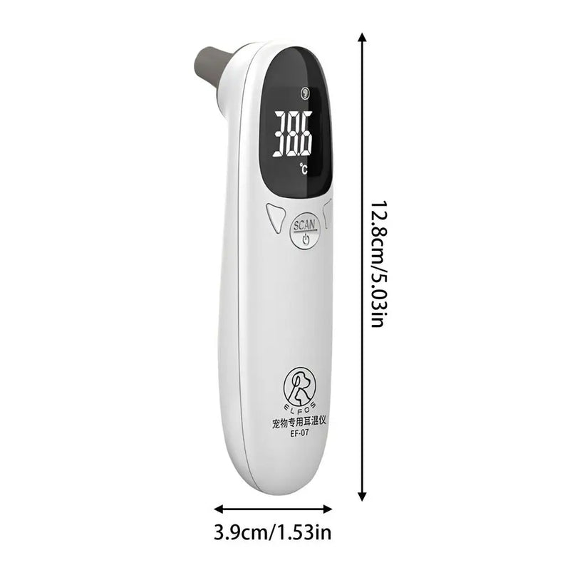 Pet Dog Cat Ear Digital Thermometer Animal Thermometers For Cats Animal Measuring Non-Contact Electronic For Home and Clinic Use