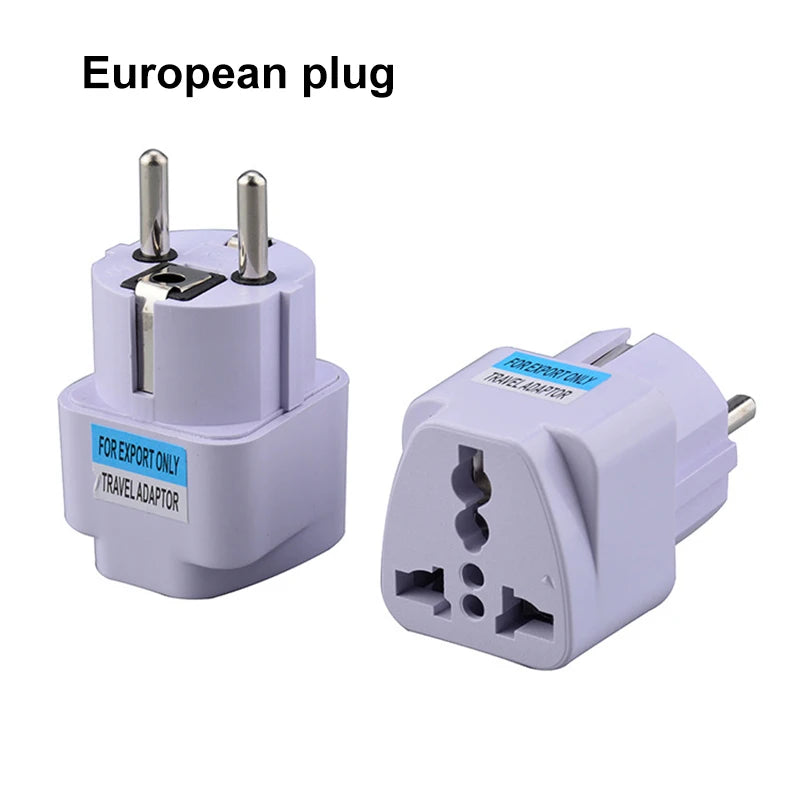 Universal AC Power Wall Charger Adapter Converter Travel 2 Round Pin Socket US/UK/AU/DE/itlay EU Plug U26