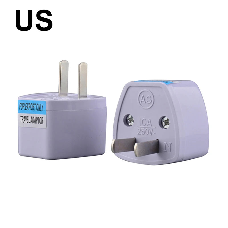 Universal AC Power Wall Charger Adapter Converter Travel 2 Round Pin Socket US/UK/AU/DE/itlay EU Plug U26