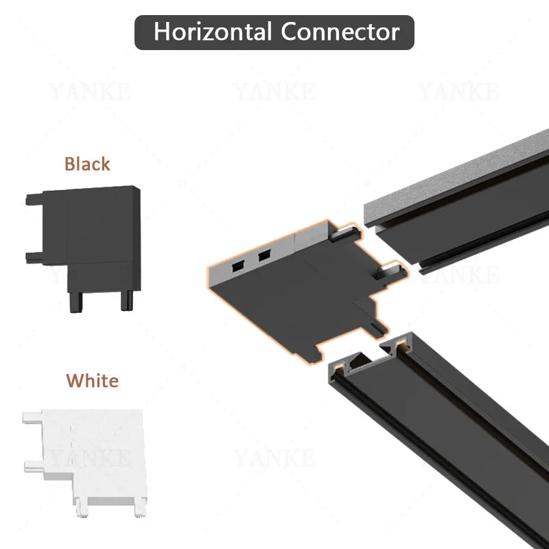 Remote Control LED Smart Track Lights Magnetic Rail Lighting Ultra Thin 6mm Surface Mounted Ceiling System Spodlight Floodlight